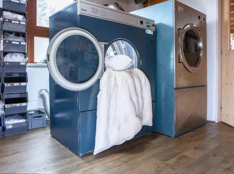 Decke-Waschmaschine Komplettwäsche schwäbische Traum-Fabrik